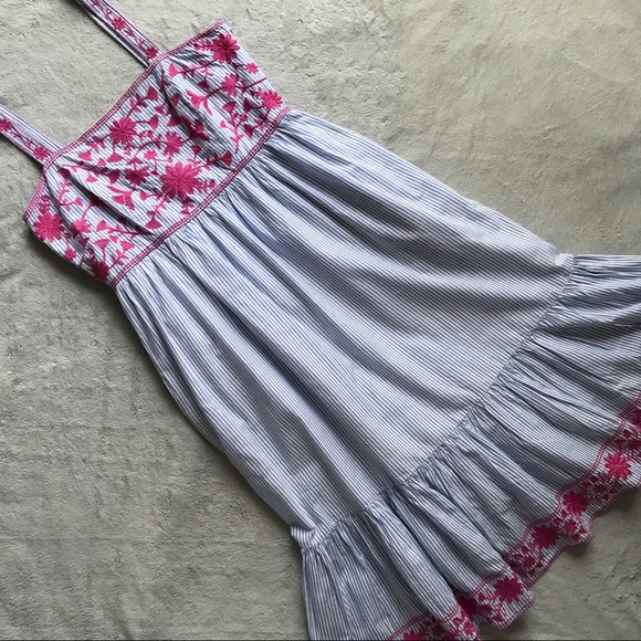Ann Mashburn Dresses & Skirts - Ann Mashburn Embroidered Lindsay Tier Dress Floral